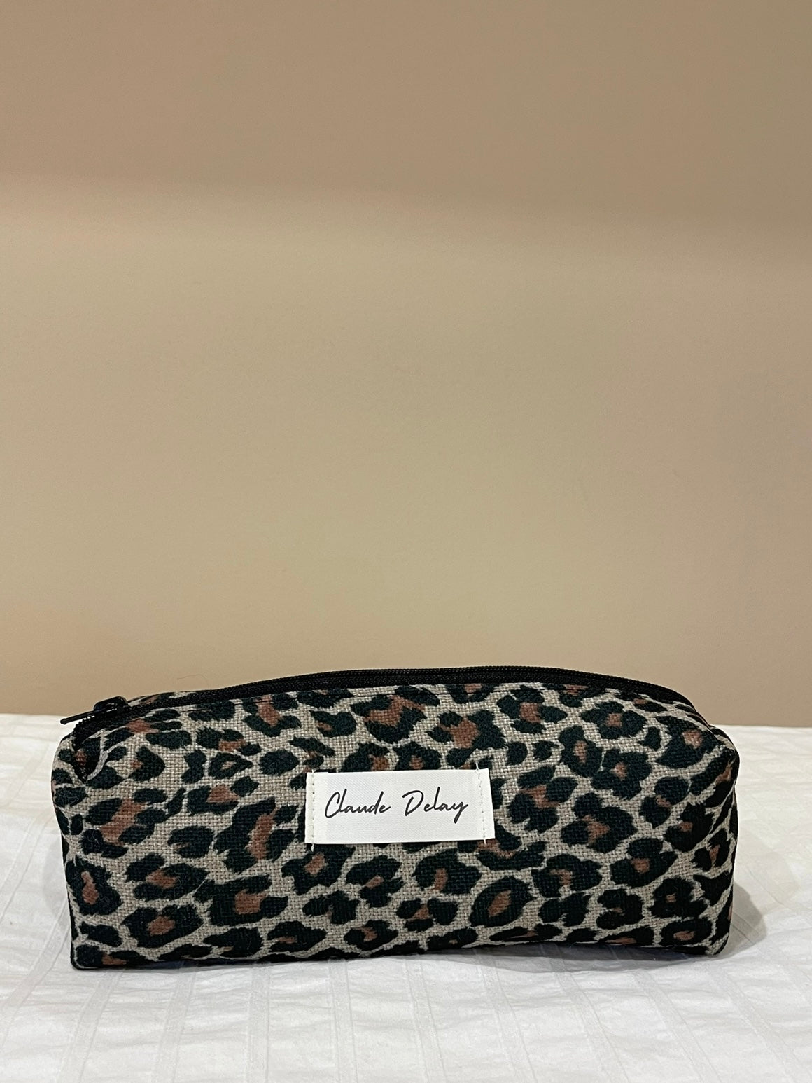 Estuche leopardo negro